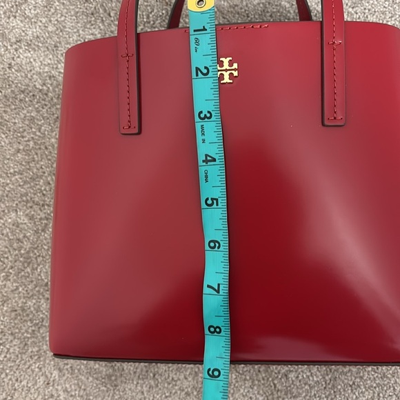 Tory Burch Blake Red Patent Leather small tote bag - Picture 10 of 14